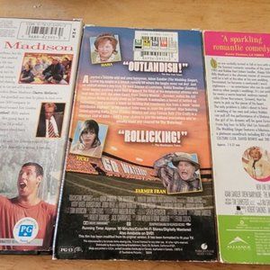 Adam Sandler Movies Set of 3 VHS